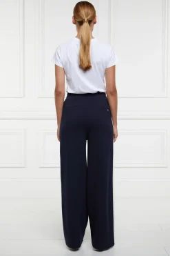 Holland Cooper Trousers|Seasonal Inspiration-Wide Leg Pant Ink Navy