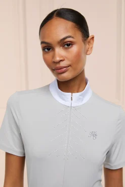 Holland Cooper Base Layers|Shop By Product-Windsor Short Sleeve Base Layer Pebble