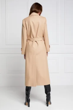Holland Cooper Wardrobe Staples|Coats-Wrap Coat Camel