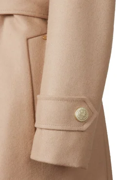 Holland Cooper Wardrobe Staples|Coats-Wrap Coat Camel