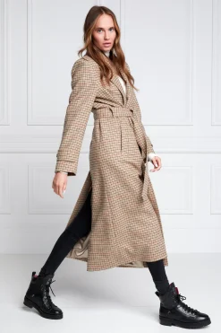 Holland Cooper Coats|In Stock Tailoring-Wrap Coat Charlton Tweed