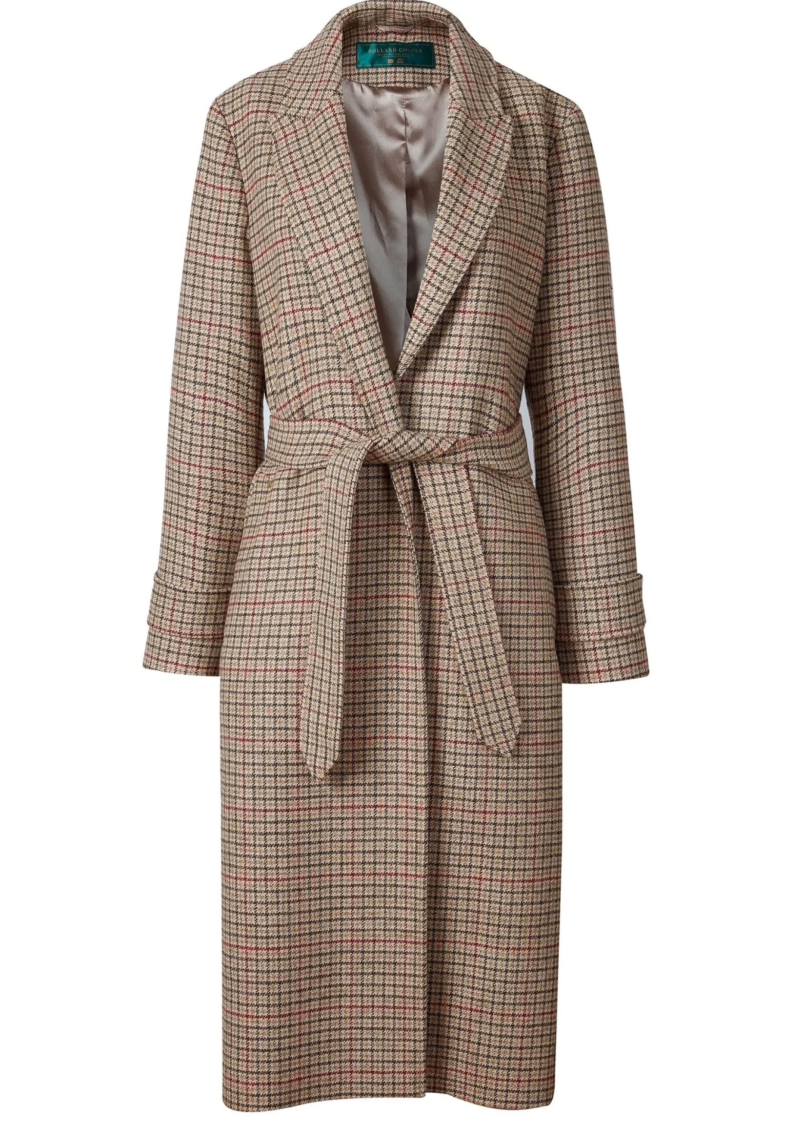 Holland Cooper Coats|In Stock Tailoring-Wrap Coat Charlton Tweed