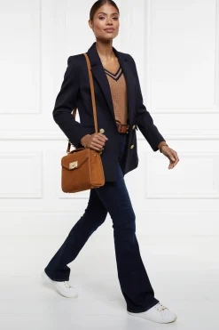Holland Cooper Knitwear|Shop By Product-Zoe Knit Dark Camel Marl