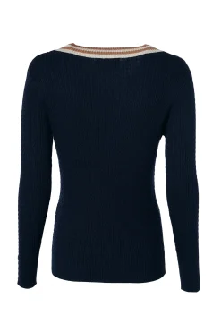 Holland Cooper Knitwear|Shop By Product-Zoe Knit Ink Navy